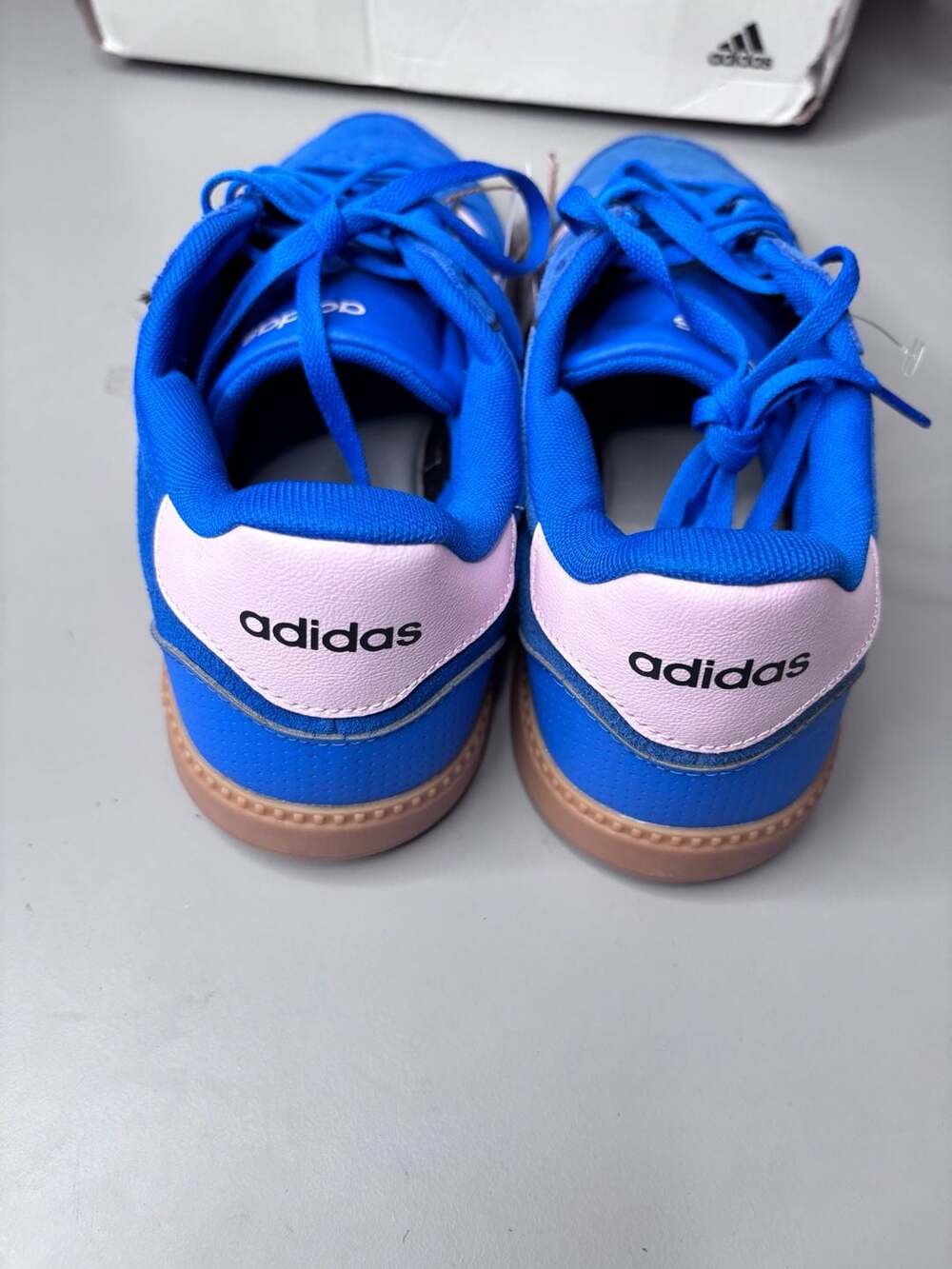 Women's Adidas Breaknet Suede Sneakers - Picture 3 of 6